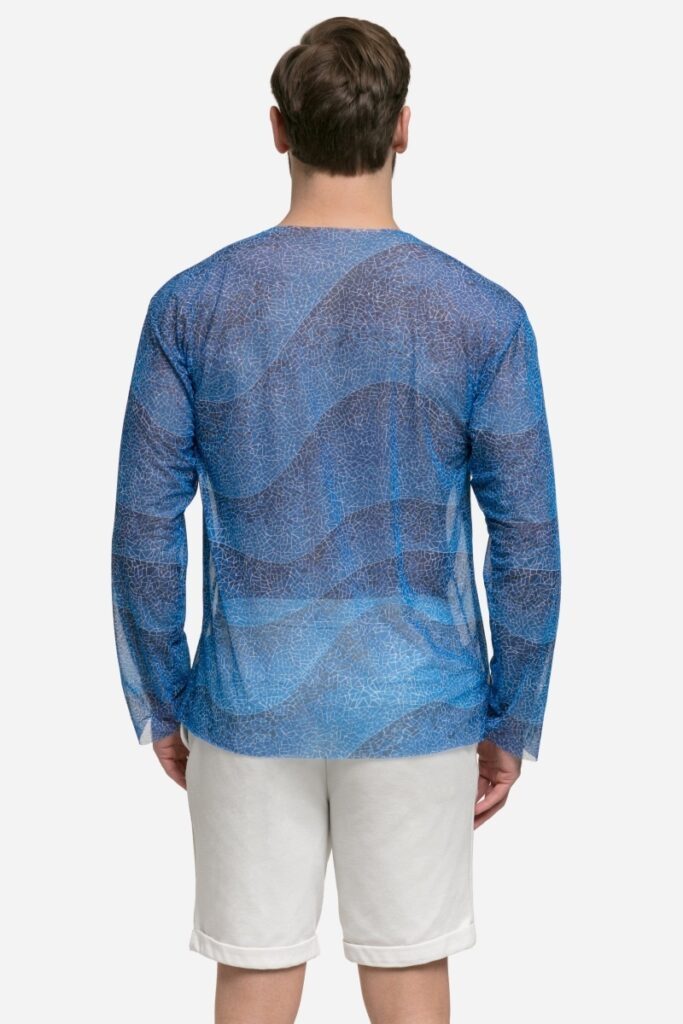 sku: 25003348 | Brand: RoDaSoleil  | Size: XSmall Small Medium Large XLarge XXLarge  | Colors: Цветной  | Бренды RoDaSoleil | Мужская коллекция Пляжная одежда | Title: Футболка ВОЛНА МОЗАИКА