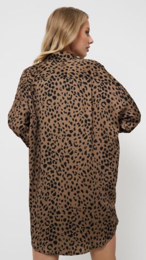 sku: KAYA | Brand: Aruelle  | Size: XSmall Small Medium Large XLarge XXLarge  | Colors: Леопард  | Бренды Aruelle | Домашняя одежда Пижамы | Title: Пижама с шортами KAYA