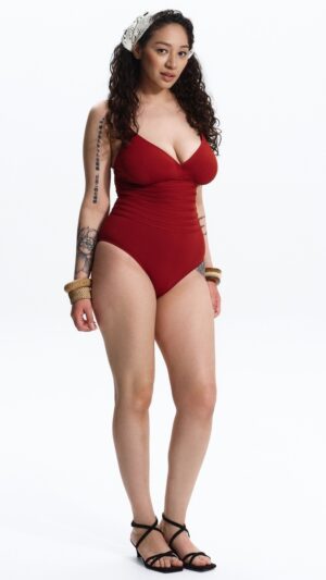 sku: 2723 D | Brand: D-nu-D  | Size: Small Medium  | Colors: Гранат  | Бренды D-nu-D | Купальники Слитные | Title: Слитный купальник