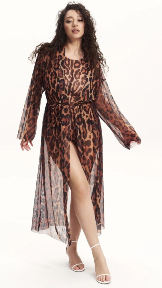 sku: 25002725 | Brand: RoDaSoleil  | Size: Onesize  | Colors: Леопард  | Бренды RoDaSoleil | Пляжная одежда | Title: Халат ЛЕОПАРД 25