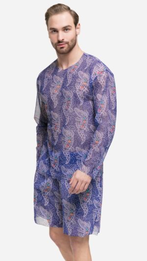sku: 25003367 | Brand: RoDaSoleil  | Size: Small Medium Large XLarge XXLarge  | Colors: Лиловый  | Бренды RoDaSoleil | Пляжная одежда | Мужская коллекция Пляжная одежда | Title: Футболка КРОКОДИЛ ЛИЛОВЫЙ
