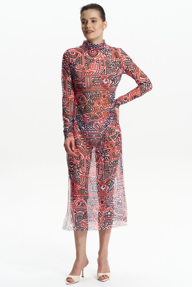 sku: 25004735 | Brand: RoDaSoleil  | Size: XSmall Small Medium Large XLarge  | Colors: Цветной  | Бренды RoDaSoleil | Пляжная одежда | Title: Платье - туника DOODLING