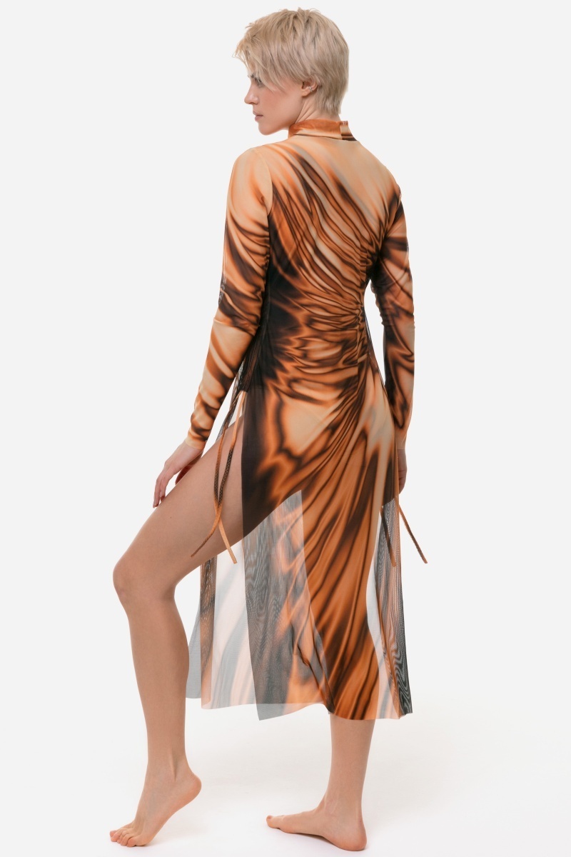 sku: 25004783 | Brand: RoDaSoleil | Size: XSmall Small Medium Large XLarge | Colors: Золото | Бренды RoDaSoleil | Пляжная одежда | Title: Платье - туника ЗОЛОТО