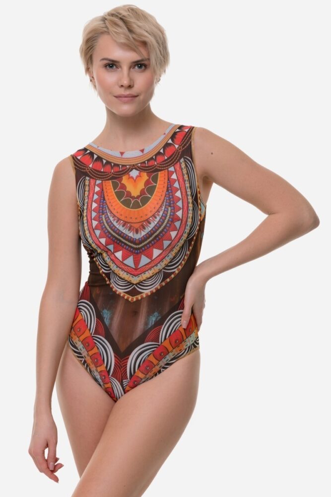 sku: 21001121 | Brand: RoDaSoleil | Size: XSmall Small Medium Large XLarge | Colors: Цветной | Бренды RoDaSoleil | Купальники Слитные | Title: Слитный купальник АФРИКА