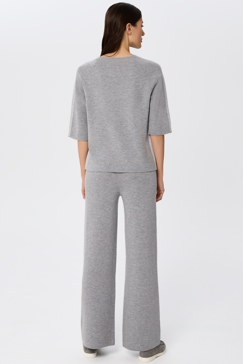 sku: W25-00CH0219 | Brand: Marc Andre  | Size: 36 38 40 42 44 46  | Colors: Серый  | Бренды Marc&Andre | Кашемир Джемперы | Title: Джемпер ETERNAL WAVES