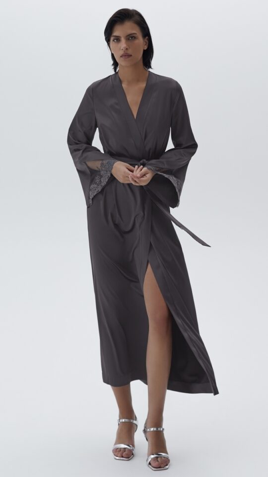 sku: 60592-1 | Brand: Laete  | Size: XL/2XL XS/S M/L  | Colors: Серый  | Бренды Laete | Домашняя одежда Халаты | Title: Халат