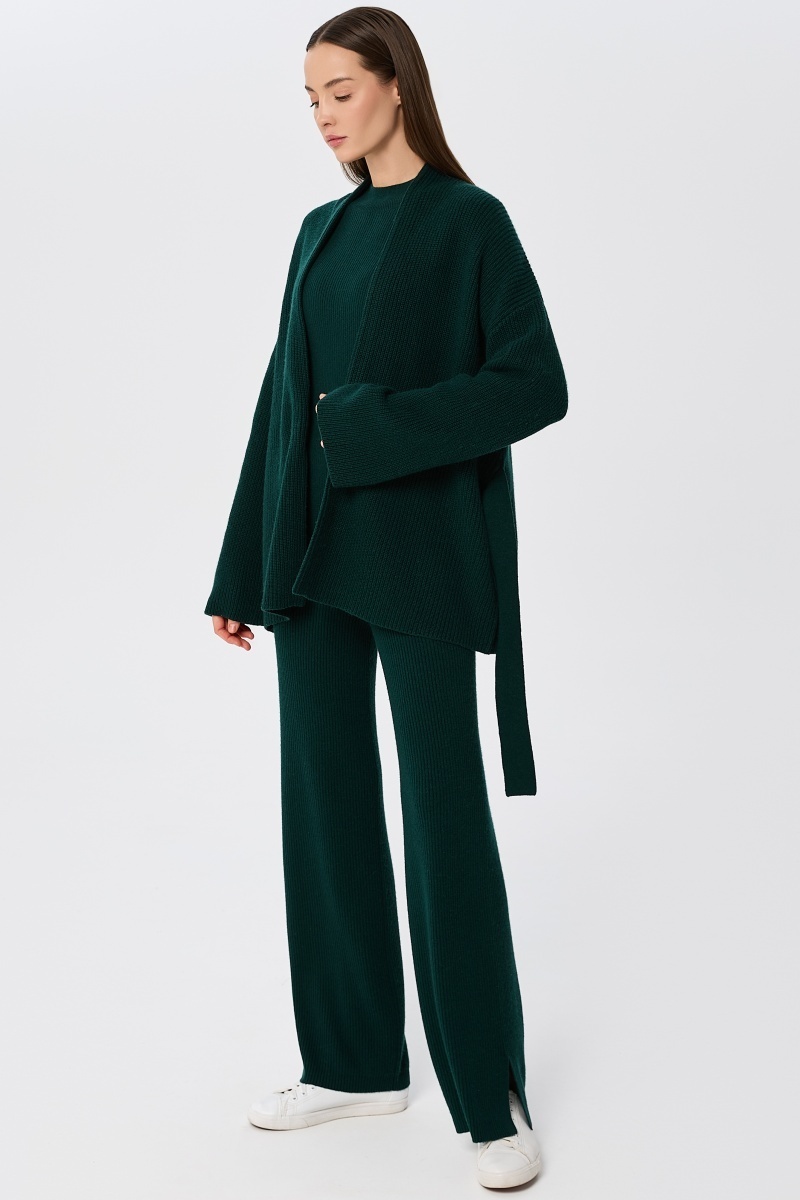 sku: W25-00CH0301 | Brand: Marc Andre  | Size: Small Medium Large  | Colors: Изумруд  | Бренды Marc&Andre | Кашемир Кардиганы | Title: Кардиган QUITE MOTION