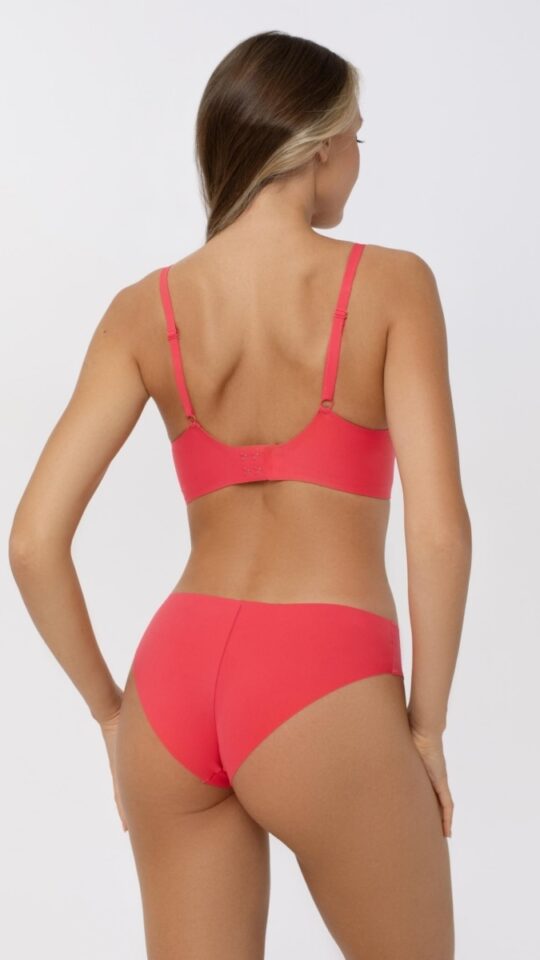 sku: S25-0854-01-TRS-SY | Brand: Marc Andre  | Size: 36 38 40 42 44  | Colors: Коралл  | Бренды Marc&Andre | Бюстгальтер Нижнее белье Бескаркасный | Title: Бюстгальтер SECOND SKIN