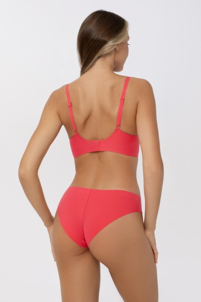 sku: S25-0854-01-TRS-SY | Brand: Marc Andre  | Size: 36 38 40 42 44  | Colors: Коралл  | Бренды Marc&Andre | Бюстгальтер Нижнее белье Бескаркасный | Title: Бюстгальтер SECOND SKIN