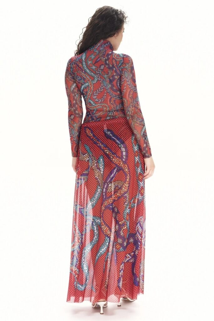 sku: 25000374 | Brand: RoDaSoleil  | Size: Onesize  | Colors: Цветной  | Бренды RoDaSoleil | Пляжная одежда | Title: Юбка ЗМЕИ МОЗАИКА