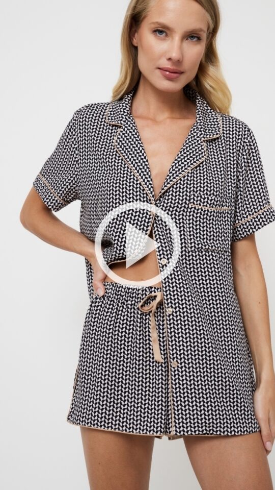 sku: ISOLDA | Brand: Aruelle  | Size: XSmall Small Medium Large XLarge XXLarge  | Colors: Графит  | Бренды Aruelle | Домашняя одежда Пижамы | Title: Пижама с шортами ISOLDA