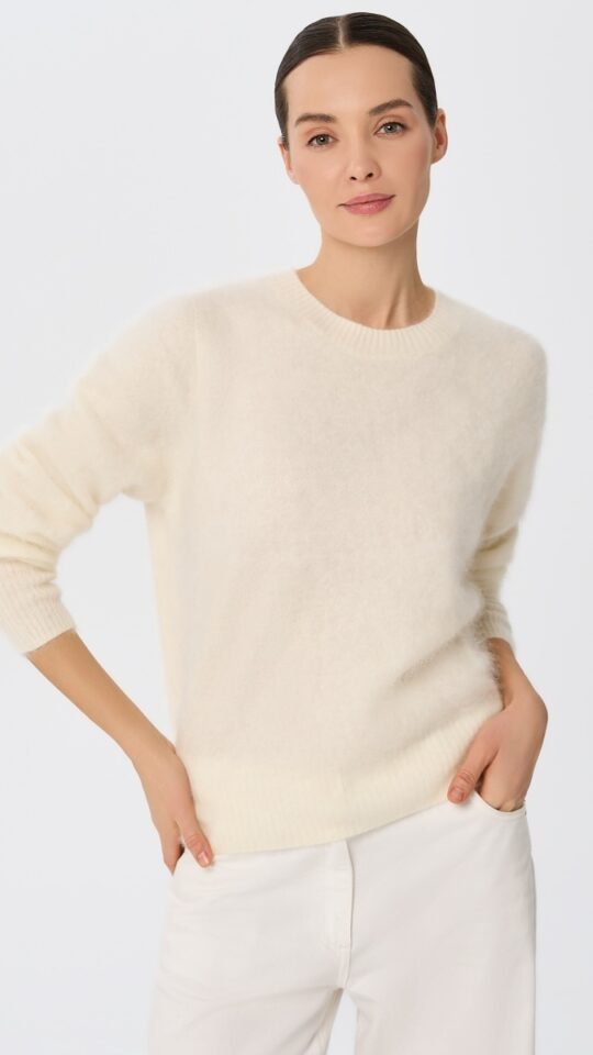 sku: W25-00CH1019 | Brand: Marc Andre  | Size: 36 38 40 42 44  | Colors: Белый  | Бренды Marc&Andre | Кашемир Джемперы | Title: Джемпер CLOUDED LUXE