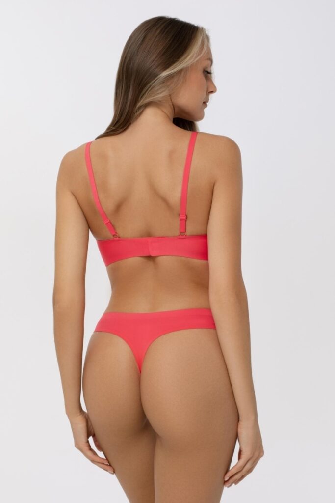 sku: S25-0864-01-TRS-SY | Brand: Marc Andre  | Size: 36 38 40 42 44  | Colors: Коралл  | Бренды Marc&Andre | Бюстгальтер Нижнее белье Бескаркасный | Title: Бюстгальтер TENDER SKIN