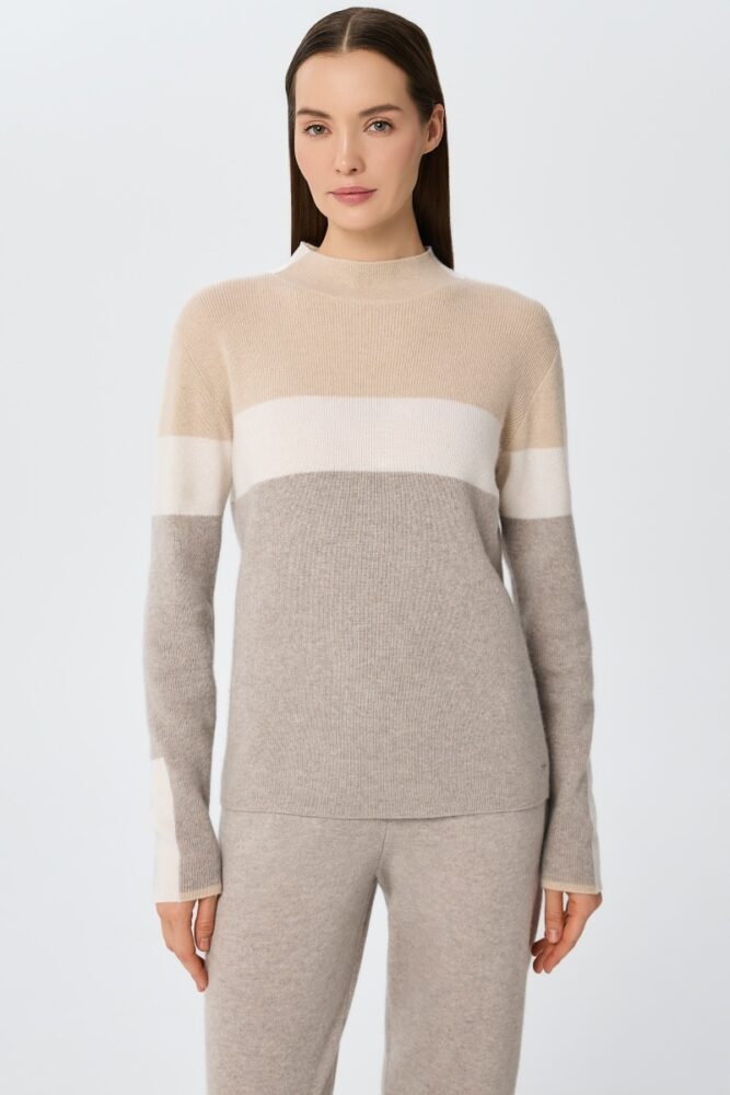 sku: W25-00CH0619 | Brand: Marc Andre  | Size: 36 38 40 42 44 46  | Colors: Цветной  | Бренды Marc&Andre | Кашемир Джемперы | Title: Джемпер URBAN BLOCK