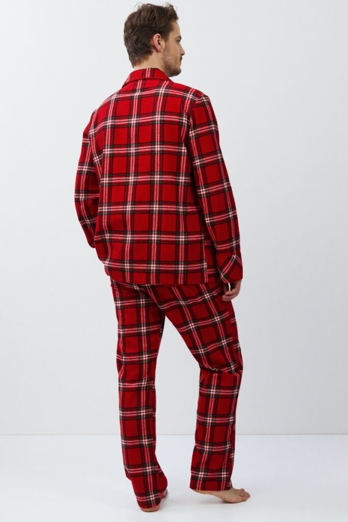 sku: BENNY | Brand: Aruelle  | Size: Small Medium Large XLarge XXLarge  | Colors: Красный  | Бренды Aruelle | Мужская коллекция Пижамы | Title: Пижама с брюками BENNY