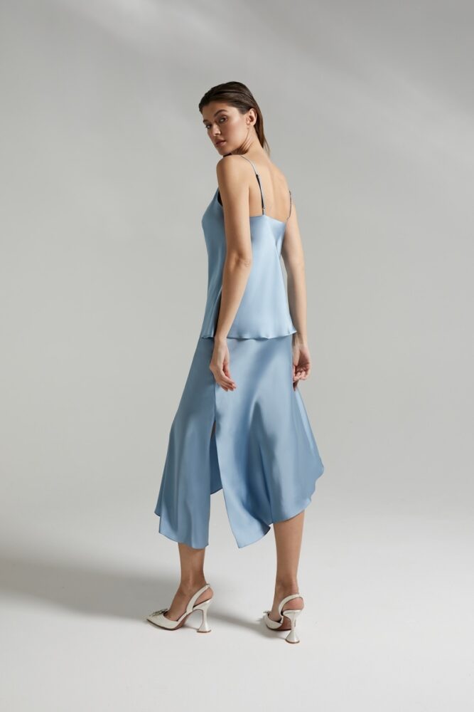 sku: 61819 | Brand: Laete  | Size: XSmall Small Medium Large XLarge  | Colors: Светло-Коричневый Терракотовый Туманный голубой  | Бренды Laete | Пляжная одежда | Title: Юбка