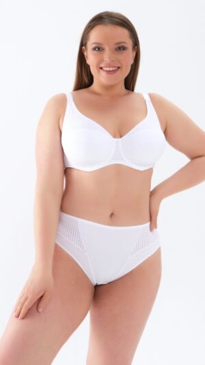 sku: 26079 | Brand: Rose&Petal  | Size: 38 40 42 44 46 48 50  | Colors: Белый  | Бренды Rose&Petal | Трусы Нижнее белье Слипы | Title: Слипы SOUFFLE