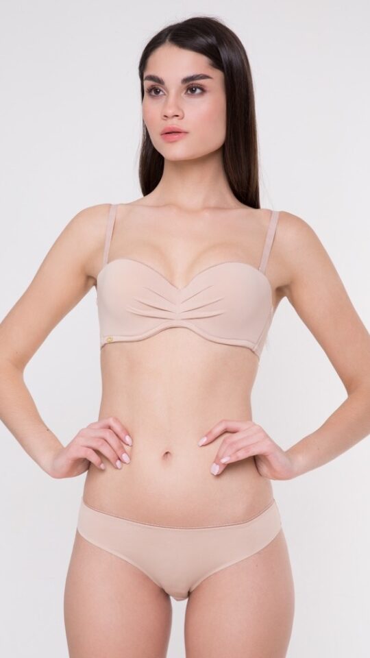 sku: 32055 | Brand: Rose&Petal  | Size: 70 A 70 B 70 C 75 A 75 B 75 C 80 A 80 B 80 C 85 A 85 B 85 C  | Colors: Телесный  | Бренды Rose&Petal | Бюстгальтер Нижнее белье Бандо | Title: Бандо LA VOILA