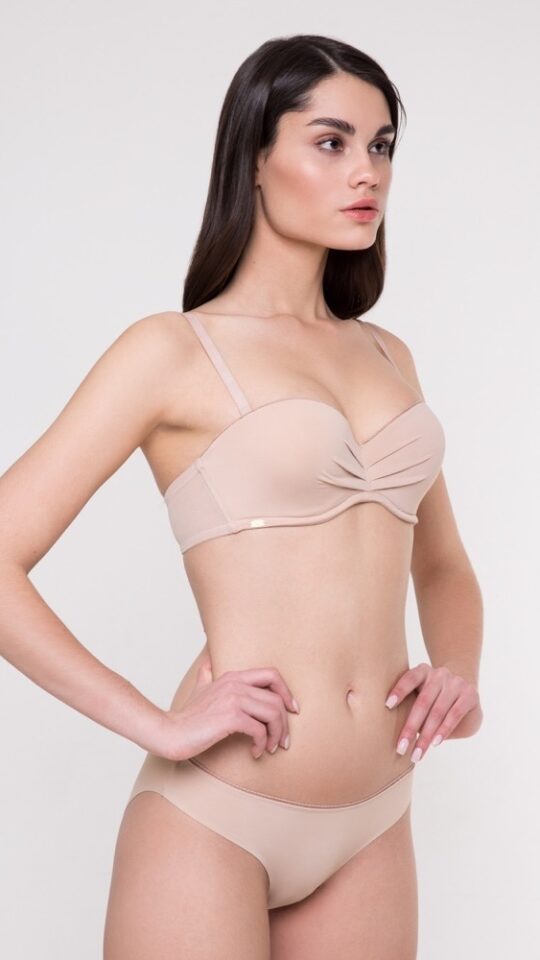 sku: 32055 | Brand: Rose&Petal  | Size: 70 A 70 B 70 C 75 A 75 B 75 C 80 A 80 B 80 C 85 A 85 B 85 C  | Colors: Телесный  | Бренды Rose&Petal | Бюстгальтер Нижнее белье Бандо | Title: Бандо LA VOILA