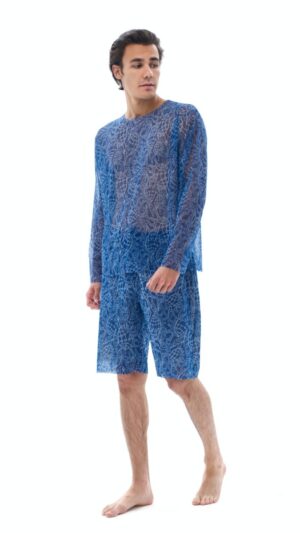 sku: 24981717 | Brand: RoDaSoleil  | Size: Small Medium Large XLarge  | Colors: Синий  | Бренды RoDaSoleil | Пляжная одежда | Мужская коллекция Пляжная одежда | Title: Бермуды РАКУШКИ