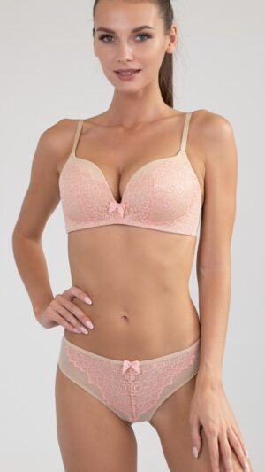 sku: 67027 | Brand: Rose&Petal  | Size: XSmall Small Medium Large XLarge  | Colors: Кораллово-Розовый  | Бренды Rose&Petal | Трусы Нижнее белье Бразильяна | Title: Бразильяна CELESTE