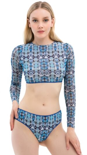sku: 22981282 | Brand: Roda Soleil  | Size: XSmall Small Medium Large XLarge  | Colors: Голубой  | Бренды RoDa Soleil | Купальники Раздельные | Title: Бразильяна ТАЙ-ДАЙ