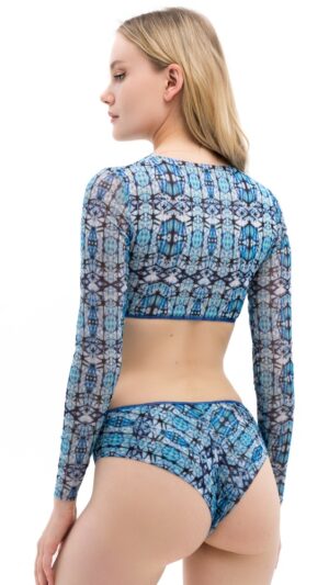 sku: 22981282 | Brand: Roda Soleil  | Size: XSmall Small Medium Large XLarge  | Colors: Голубой  | Бренды RoDa Soleil | Купальники Раздельные | Title: Бразильяна ТАЙ-ДАЙ