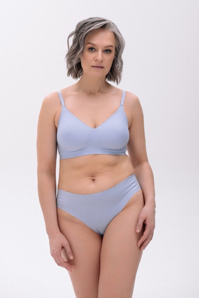 sku: S23-1192-BRO-SZ | Brand: Marc Andre  | Size: 36 38 40 42 44 46  | Colors: Голубой  | Бренды Marc&Andre | Трусы Нижнее белье Брифы | Title: Брифы SECOND SKIN