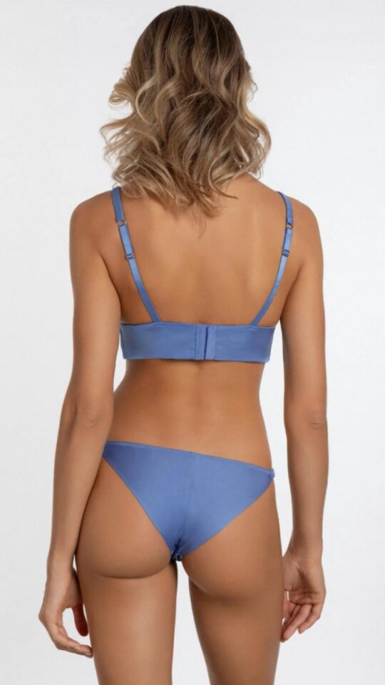 sku: S24-0494-K1-TNO-LZ | Brand: Marc Andre  | Size: 36 38 40 42 44  | Colors: Синий  | Бренды Marc&Andre | Трусы Нижнее белье Брифы | Title: Брифы-Танга INTRIGUE