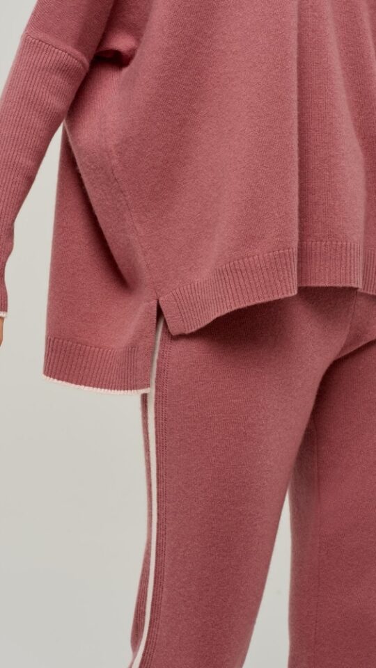 sku: W21-00CH110-S | Brand: Marc Andre  | Size: 36 38 40 42 44  | Colors: Розовый  | Бренды Marc&Andre | Кашемир Брюки | Title: Брюки CASHMERE BLEND