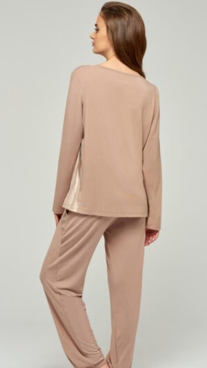 sku: W22-00VI208-L | Brand: Marc Andre  | Size: 36 38 40 42 44  | Colors: Бежевый  | Бренды Marc&Andre | Домашняя одежда Топ домашний | Title: Блуза EASY PACE