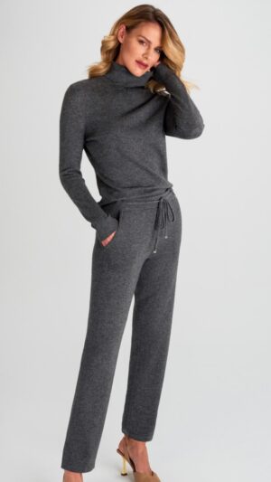 sku: W22-00CH0510 | Brand: Marc Andre  | Size: 36 38 40 42 44  | Colors: Серый  | Бренды Marc&Andre | Кашемир Брюки | Title: Брюки ENTWINED