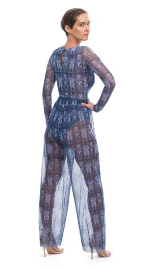 sku: 23002099 | Brand: Roda Soleil  | Size: L/XL S/M Onesize  | Colors: Голубой  | Бренды RoDa Soleil | Пляжная одежда | Title: Брюки ГОЛУБАЯ ЗМЕЯ