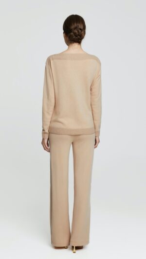 sku: W23-00CH1810 | Brand: Marc Andre  | Size: 36 38 40 42 44 46  | Colors: Бежевый  | Бренды Marc&Andre | Кашемир Брюки | Title: Брюки HIDDEN DIAMOND