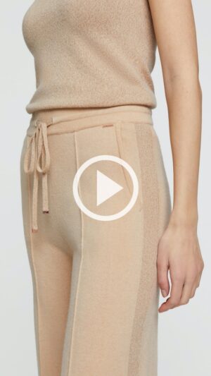 sku: W23-00CH1810 | Brand: Marc Andre  | Size: 36 38 40 42 44 46  | Colors: Бежевый  | Бренды Marc&Andre | Кашемир Брюки | Title: Брюки HIDDEN DIAMOND