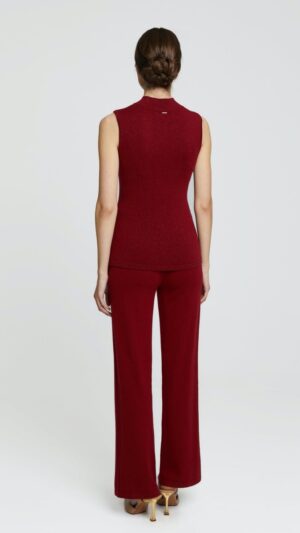 sku: W23-00CH1910 | Brand: Marc Andre  | Size: 36 38 40 42 44 46  | Colors: Красный  | Бренды Marc&Andre | Кашемир Брюки | Title: Брюки HIDDEN DIAMOND