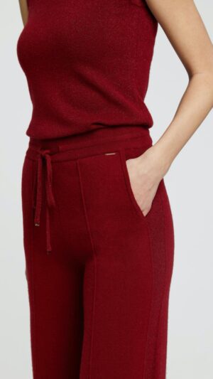 sku: W23-00CH1910 | Brand: Marc Andre  | Size: 36 38 40 42 44 46  | Colors: Красный  | Бренды Marc&Andre | Кашемир Брюки | Title: Брюки HIDDEN DIAMOND