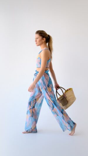 sku: 19019951 | Brand: Roda Soleil  | Size: XSmall Small Medium Large XLarge  | Colors: Голубой  | Бренды RoDa Soleil | Купальники Раздельные | Title: Топ спортивный МЕДУЗА
