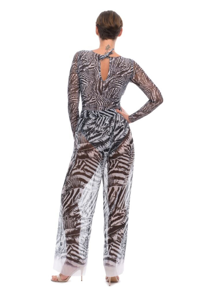 sku: 23002094 | Brand: RoDaSoleil  | Size: Onesize  | Colors: Серый  | Бренды RoDaSoleil | Пляжная одежда | Title: Брюки ПСЕВДОЗЕБРА