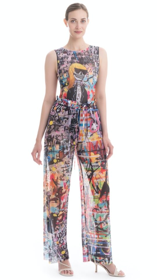 sku: 24002059 | Brand: RoDaSoleil  | Size: Onesize  | Colors: Цветной  | Бренды RoDaSoleil | Пляжная одежда | Title: Брюки СКЕЛЕТ