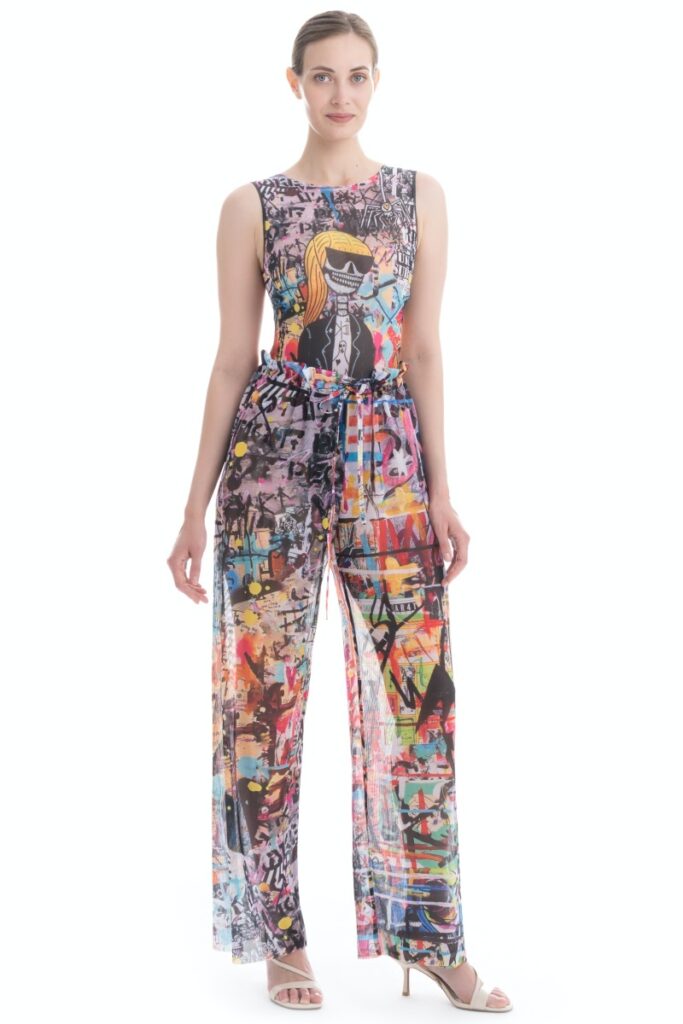 sku: 24002059 | Brand: RoDaSoleil  | Size: Onesize  | Colors: Цветной  | Бренды RoDaSoleil | Пляжная одежда | Title: Брюки СКЕЛЕТ