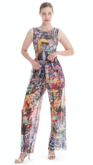 sku: 24002059 | Brand: RoDaSoleil  | Size: Onesize  | Colors: Цветной  | Бренды RoDaSoleil | Пляжная одежда | Title: Брюки СКЕЛЕТ