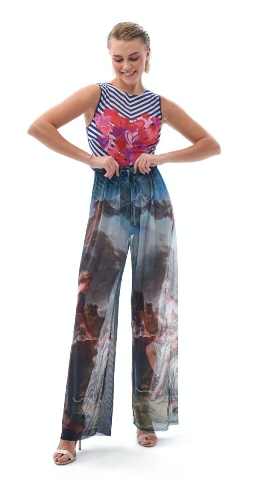 sku: 24002047 | Brand: RoDaSoleil  | Size: Onesize  | Colors: Цветной  | Бренды RoDaSoleil | Пляжная одежда | Title: Брюки ТЕЛЬНЯШКА-БУШЕ