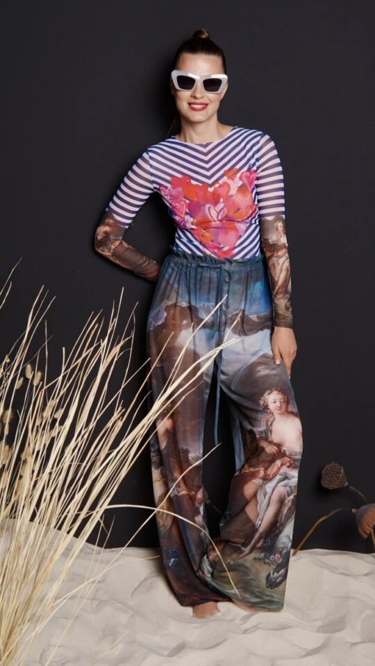 sku: 24002047 | Brand: RoDaSoleil  | Size: Onesize  | Colors: Цветной  | Бренды RoDaSoleil | Пляжная одежда | Title: Брюки ТЕЛЬНЯШКА-БУШЕ