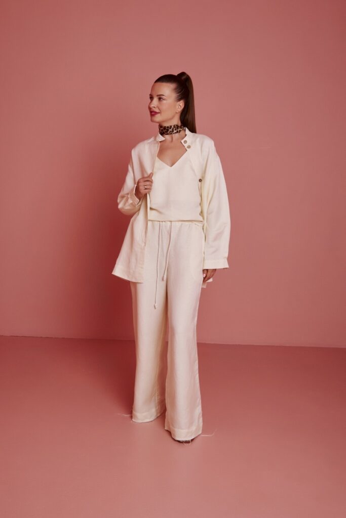 sku: BR2-ZKT-L1-LC | Brand: SHAMANI  | Size: Small Medium Large  | Colors: Молочный  | Бренды SHAMANI | Пляжная одежда | Title: Брюки ЗАКАТ