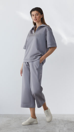 sku: 30558 | Brand: Laete  | Size: XSmall Small Medium Large XLarge XXLarge  | Colors: Бежевый металлик Серый металлик  | Бренды Laete | Домашняя одежда Костюмы | Title: Брюки
