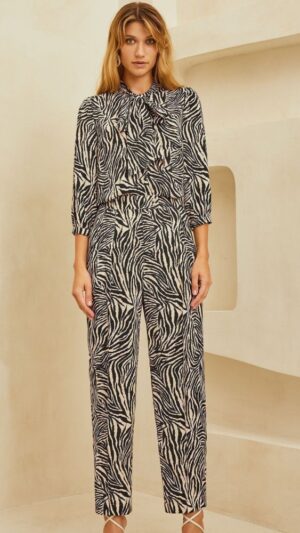 sku: 56455 | Brand: Laete  | Size: XSmall Small Medium Large XLarge XXLarge  | Colors: Зебра жаккард  | Бренды Laete | Пляжная одежда | Title: Брюки