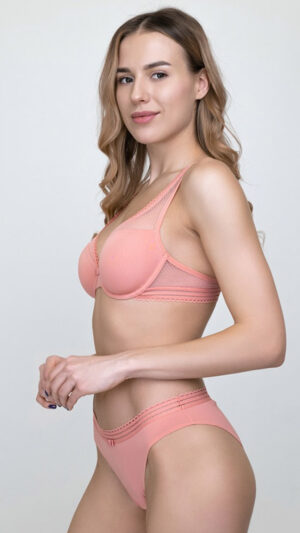 sku: 12804 | Brand: Variance  | Size: 70 B 70 C 75 B 75 C 80 B 80 C  | Colors: Терракотовый  | Бренды Variance | Бюстгальтер Нижнее белье Мягкая чашка | Title: Минимайзер SECRETE ALLURE