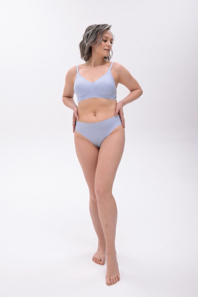 sku: S23-1154-TRS-SY | Brand: Marc Andre  | Size: 36 38 40 42 44  | Colors: Голубой  | Бренды Marc&Andre | Бюстгальтер Нижнее белье Бескаркасный | Title: Бюстгальтер SECOND SKIN