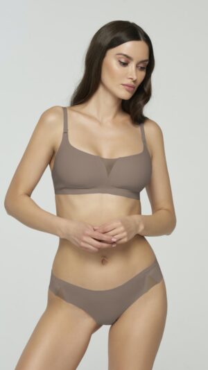 sku: W21-1364-TRS-SY | Brand: Marc Andre  | Size: 36 38 40 42 44  | Colors: Мокко  | Бренды Marc&Andre | Бюстгальтер Нижнее белье Бескаркасный | Title: Бюстгальтер SECOND SKIN